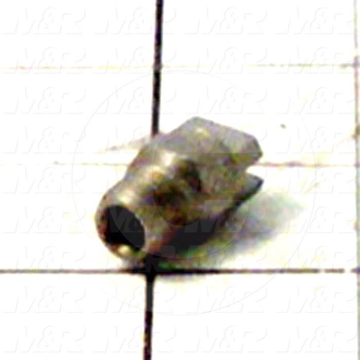 Spraying Systems, Spray Nozzle, Stainless Steel Material, 1/8" NPT Liquid Inlet, Male Thread Mounting, 40 Degree