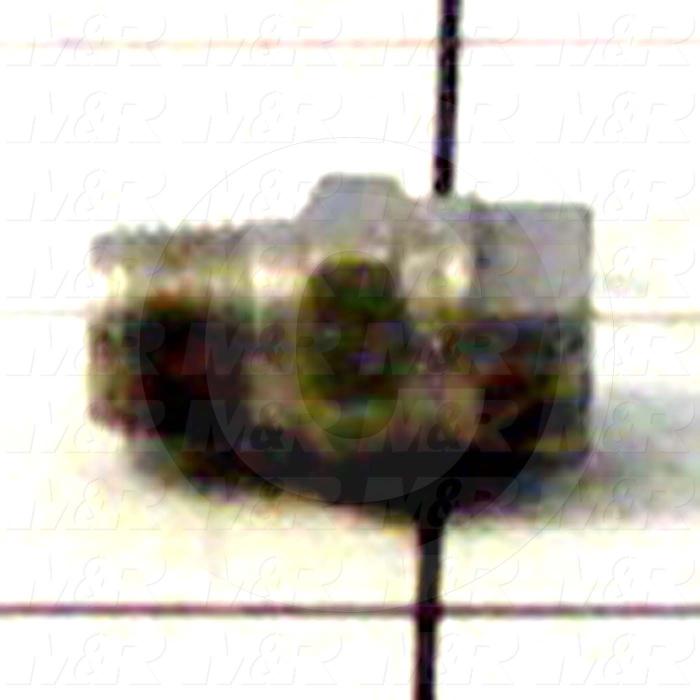 Spraying Systems, Spray Nozzle, Stainless Steel Material, 1/8" NPT Liquid Inlet, Male Thread Mounting, 40 Degree