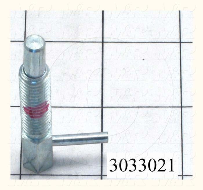 Spring Plungers, Hand Retractable, 3/8-16 Thread Size, 1.310" Thread Length