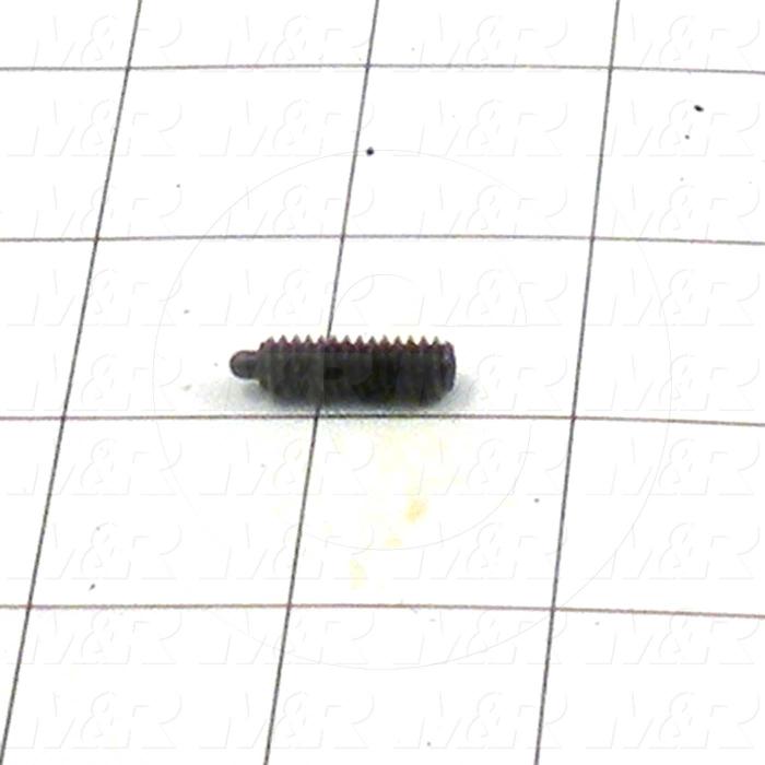 Spring Plungers, Round Nose, Steel Material, 1/4"-20 Thread Size, 0.750" Thread Length