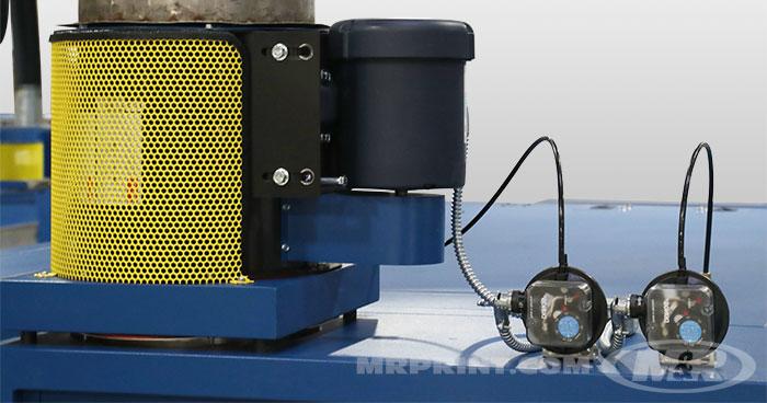 Dual pressure sensors and a dual belt-driven, heavy-duty exhaust blower further show M&amp;R’s commitment to building the most innovative, reliable dryers on the market.