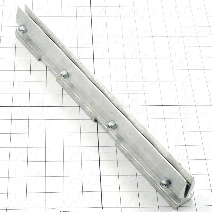 Squeegee Holders, Textile Press, Double Notch, Length 16 in.