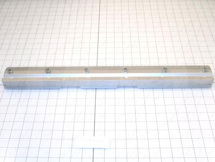 Squeegee Holders, Textile Press, Double Notch, Length 22"