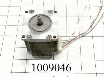 Stepper Motor, 2-Phase Hybrid, 1.8 Degree Indexing Angle, Single Shaft