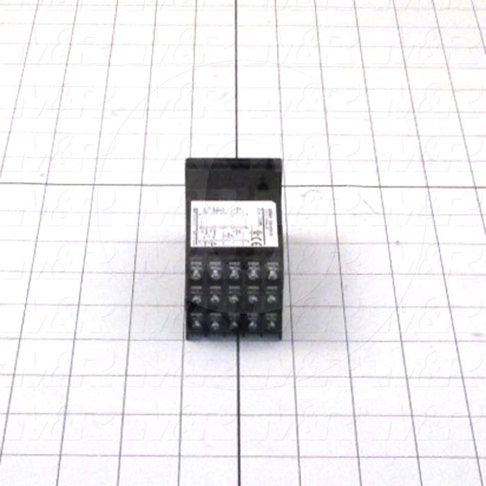 Temperature Controller, 1/16 DIN, Universal-Thermocouple, 2 Set Points, 2 Alarms, Digital, 100-240VAC, Base + Terminal Cover Units
