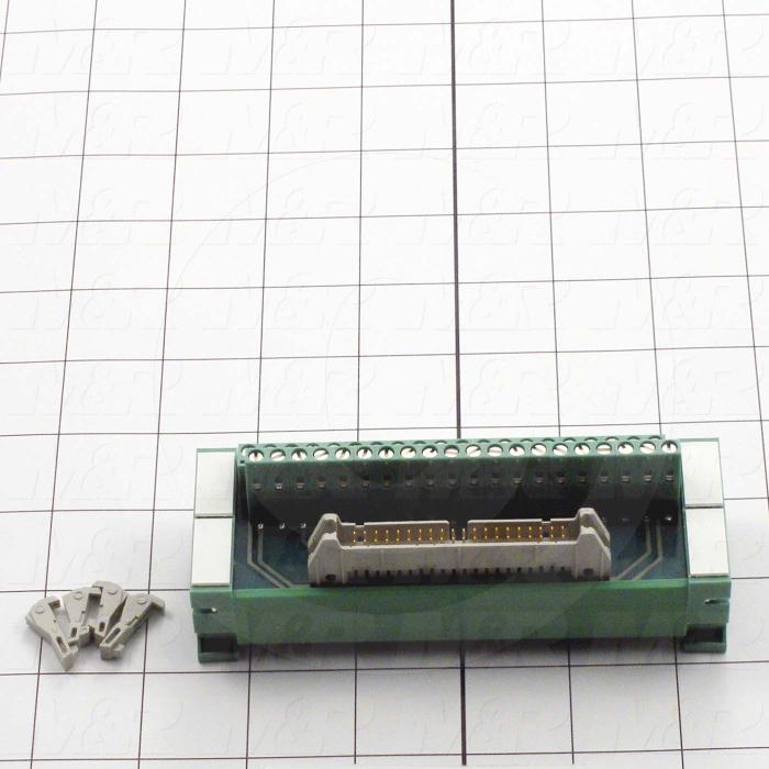 Terminal Block, 40 Pins, With Ribbon Cable Connector