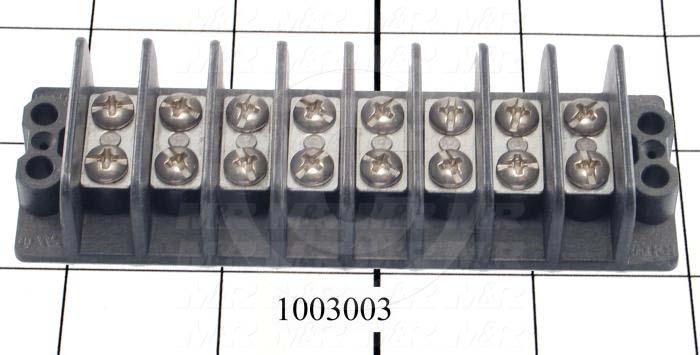 Terminal Block, 8 Poles, 14AWG