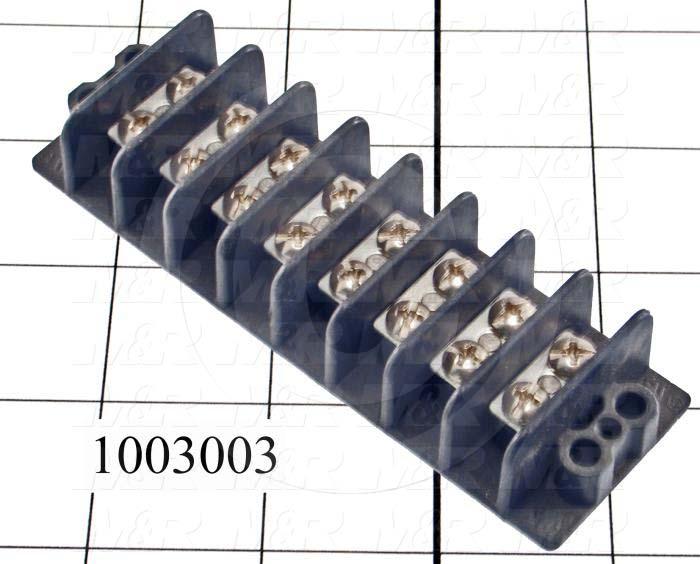 Terminal Block, 8 Poles, 14AWG