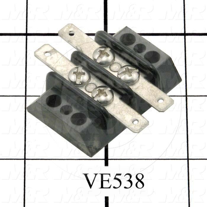 Terminal Block, Strip, 2 Poles