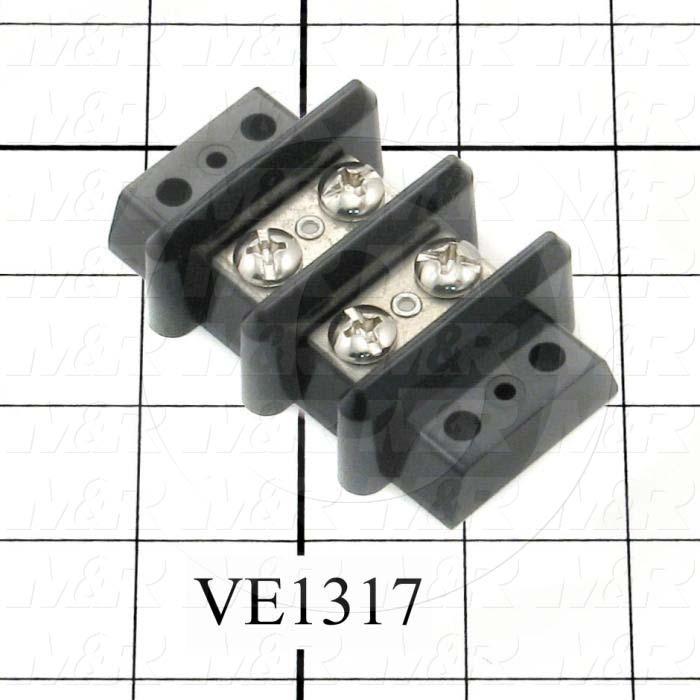 Terminal Block, Strip, 2 Poles