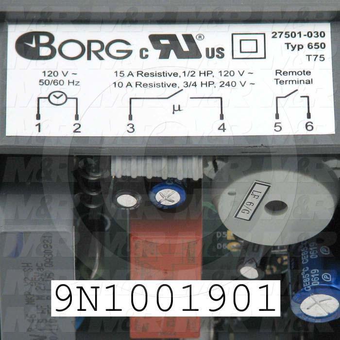 Timer, Digital, 99 Minutes, Off-Delay, 99 minutes Time Range, 120VAC