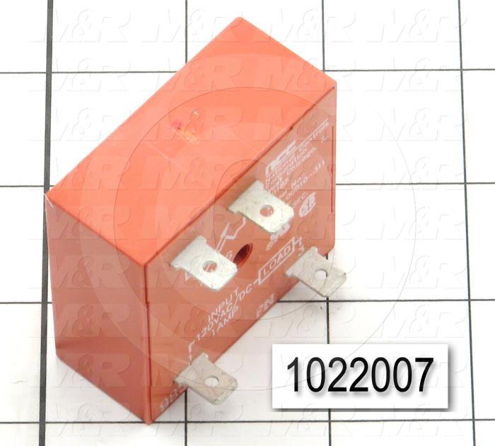 Timer, Solid State Cube Timer, 1-10 Sec Time Range, 120VAC