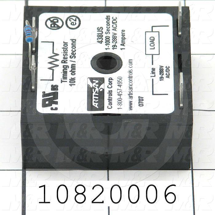 Timer, Universal Voltage, .25-5S, 1A Rating, 19-288V AC/DC