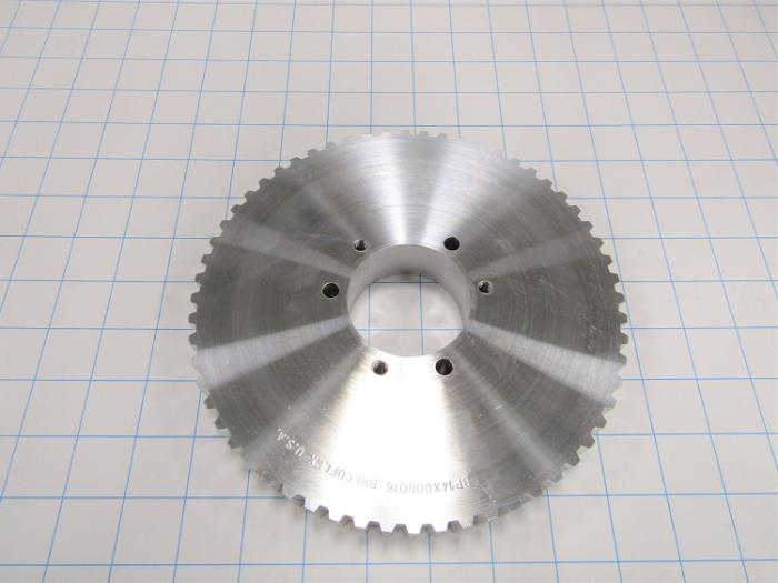 Timing Belt Pulley, Q-D SD Bushing Bore Type, T10 Tooth Profile, 60 Teeth, 10 MM Pitch, 189.15mm Pitch Diameter, 30 MM Height, Aluminum Material, 25 mm Belt Width