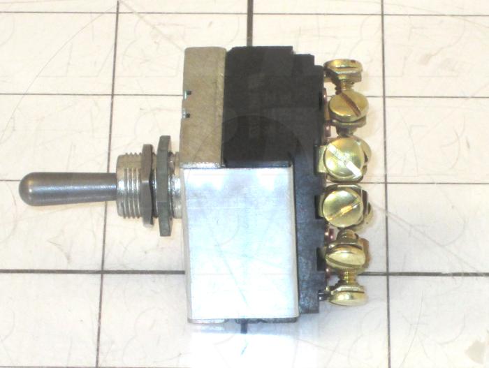 Toggle Switch, Hesitation, 4PDT, 125VAC, 15A