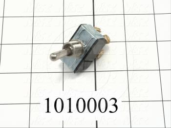 Toggle Switch, Maintained, 2 Positions, DPST, 250VAC, 10A