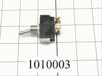 Toggle Switch, Maintained, 2 Positions, DPST, 250VAC, 10A