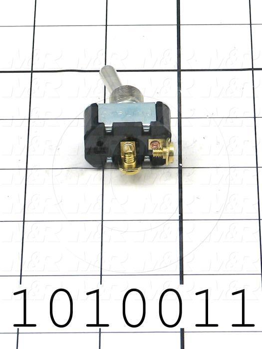 Toggle Switch, Maintained, 2 Positions, SPST, 250VAC, 10A