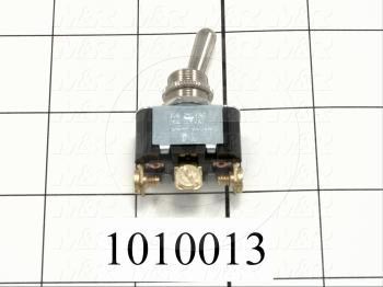 Toggle Switch, Maintained, 3 Positions, SPDT, 250VAC, 10A
