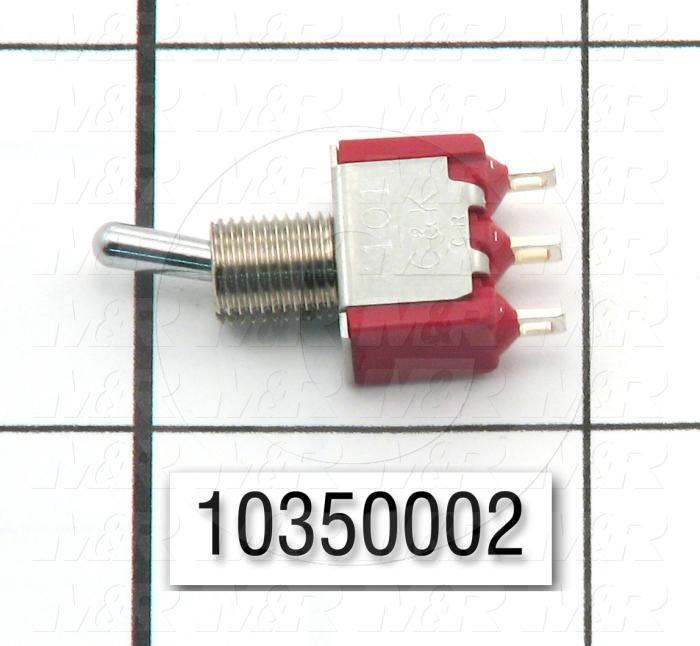 Toggle Switch, SPDT, 120VAC, 5A, Solder Lugs