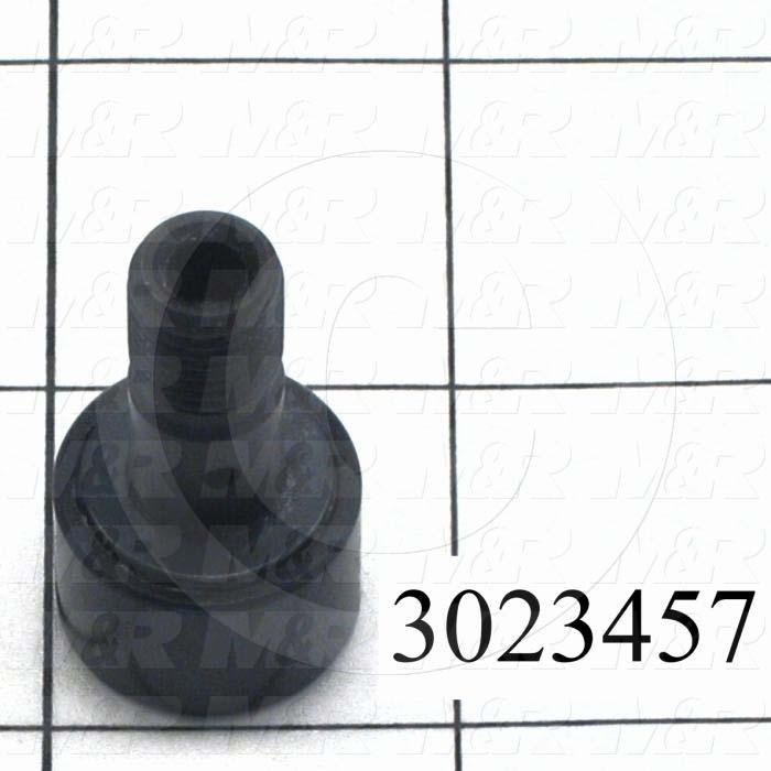 Track Rollers, ANSI, Cylinder Type, 0.75" Roller Diameter, Standard Stud Type, 0.50" Roller Width, 0.375" Stud Diameter, Needle Rolling Element, Hex Hole Mounting Type, Open Seal Type