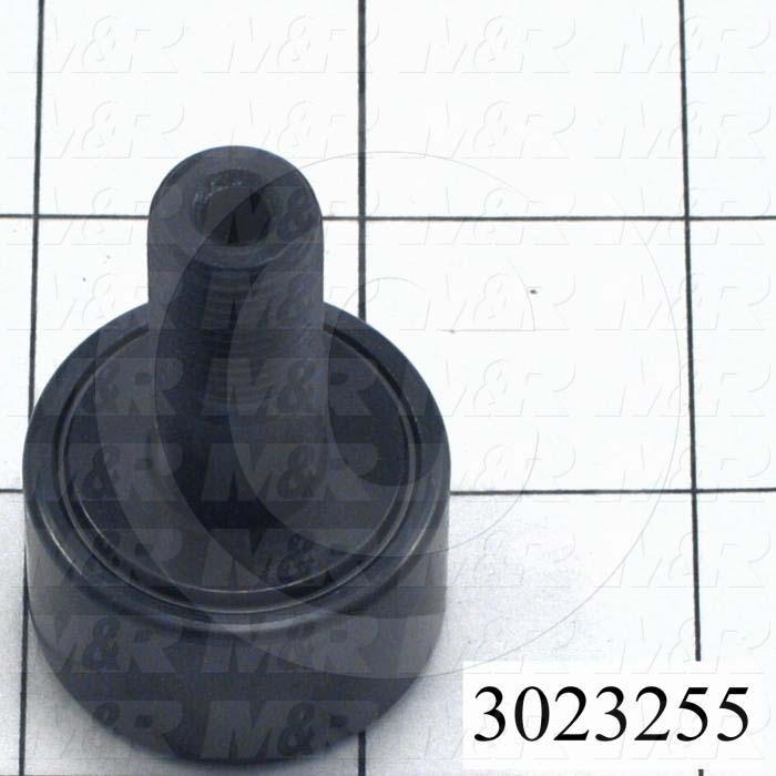 Track Rollers, ANSI, Cylinder Type, 1.25" Roller Diameter, Standard Stud Type, 0.75" Roller Width, 0.50" Stud Diameter, Needle Rolling Element, Hex Hole Mounting Type, Sealed Seal Type