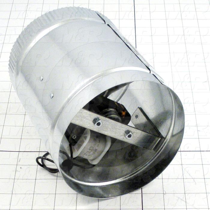 Tubeaxial, 6 in. Blower Diameter, 266F Temperature Rating, 240CFM Max. Air flow, 115V 60HZ Voltage, 37 Watts Motor HP
