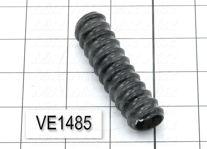 Tubing, 0.62" ID, 0.84" OD, Black Color