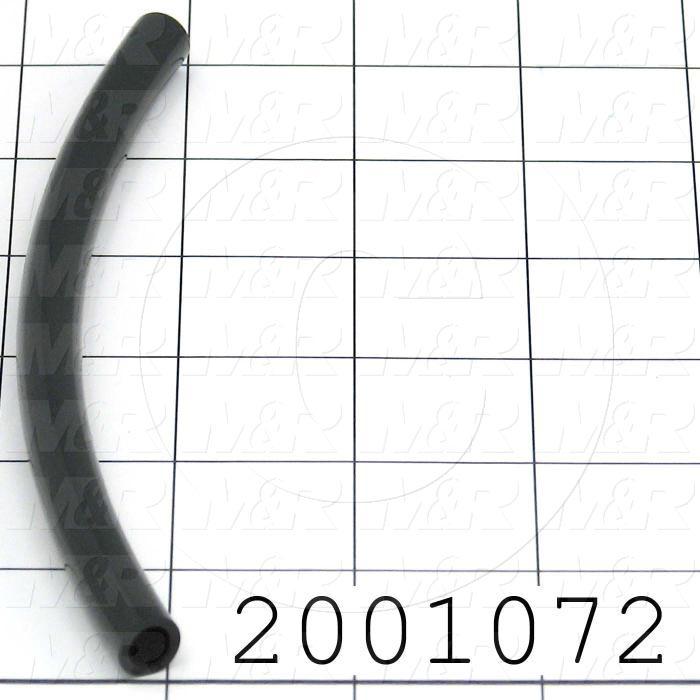 Tubing, 3/8" OD, Black Color, Polyurethane Material