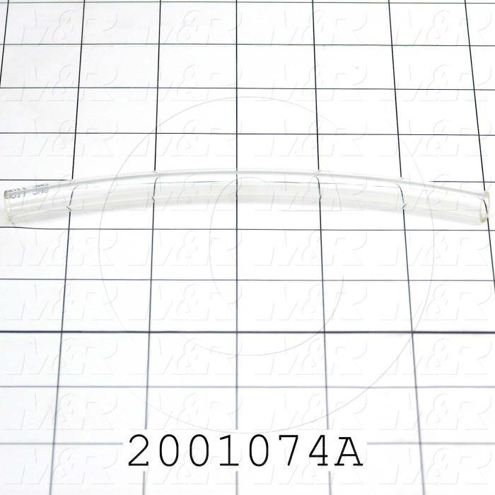 Tubing, 3/8" OD, Clear Color, Polyurethane Material