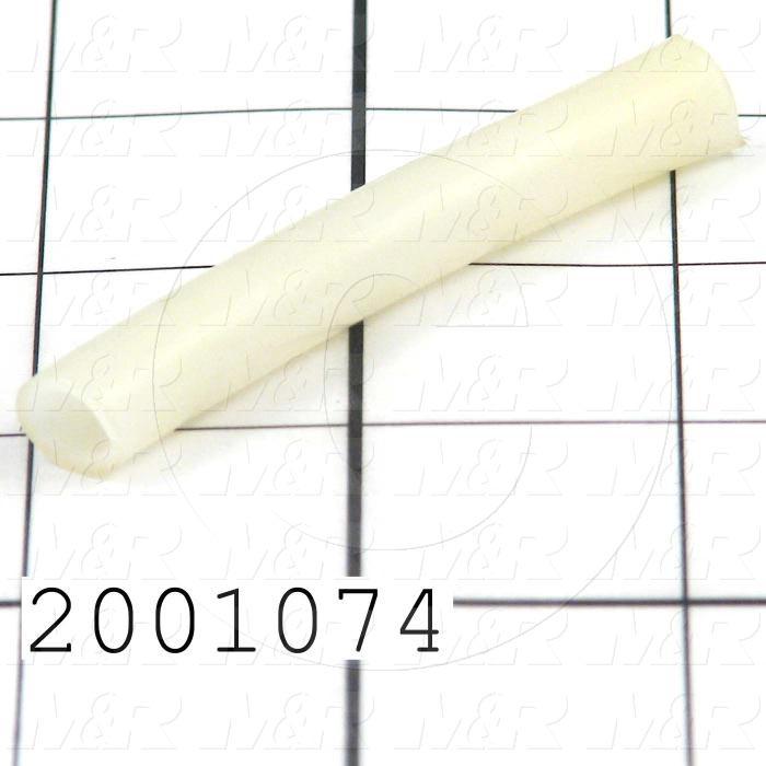 Tubing, 3/8" OD, White Color, Nylon 11 Material