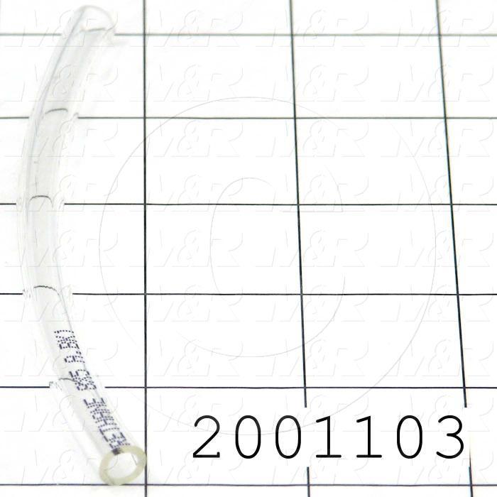 Tubing, 5/16" OD, Clear Color, Polyurethane Material