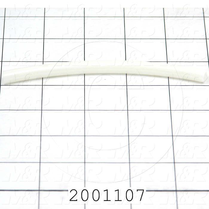Tubing, 5/16" OD, White Color, Polyurethane Material