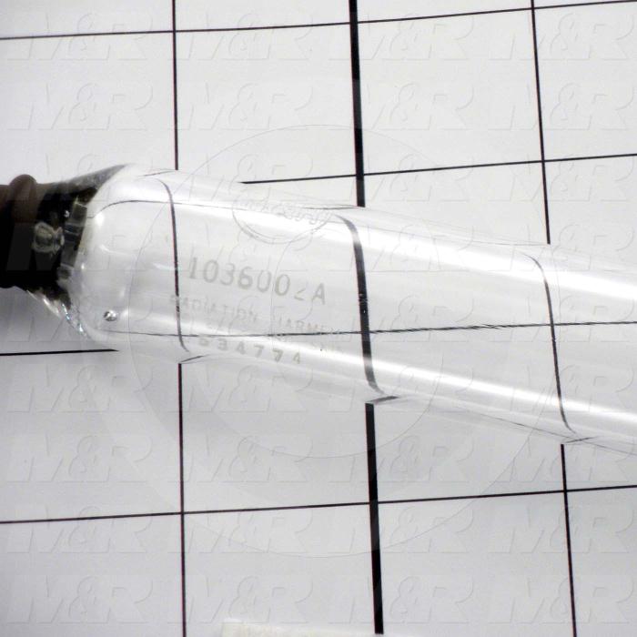 UV Lamps, Mercury, 54", 300W/in, 8.9A, 1900VAC, 59 1/6" Total Length