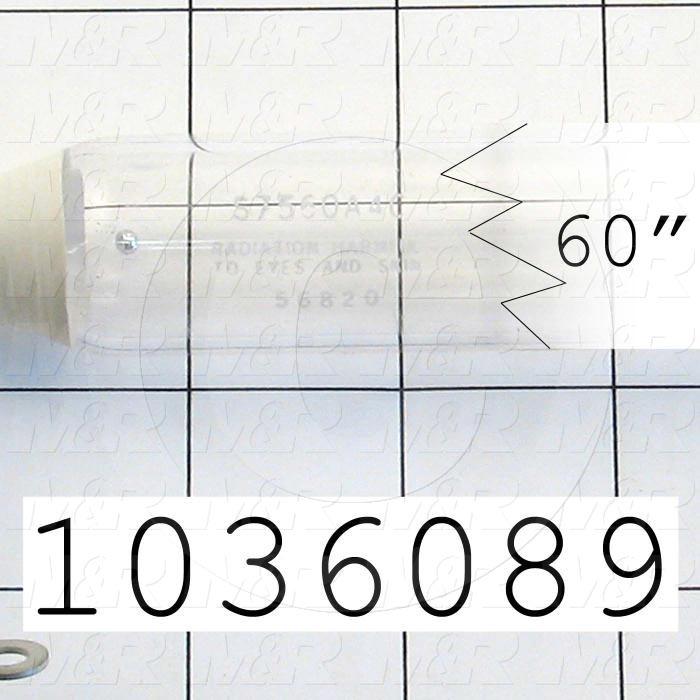 UV Lamps, Metal Halide with Gallium, 60", 400W/in, 9.5A