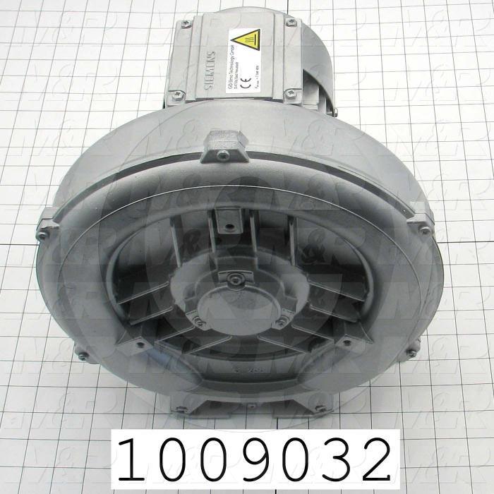 Vacuum Motor, 0.87KW, 230/460VAC, 3 Phase, 60Hz, 4.4/2.2A
