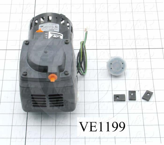 Vacuum Motor, 1/20HP, 1725 RPM, 115V, 60/50Hz
