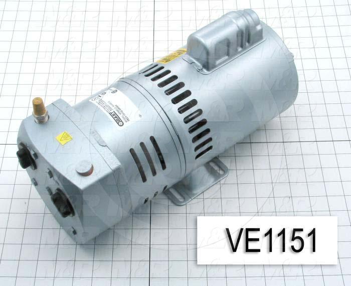 Vacuum Motor, 3/4HP, 1425 RPM, 115/230VAC, 1 Phase, 60/50Hz