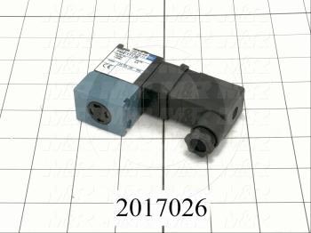 Valve Accessories, Solenoid & Pilot Assembly, New Style With Plug 120V For 800 Series Valve