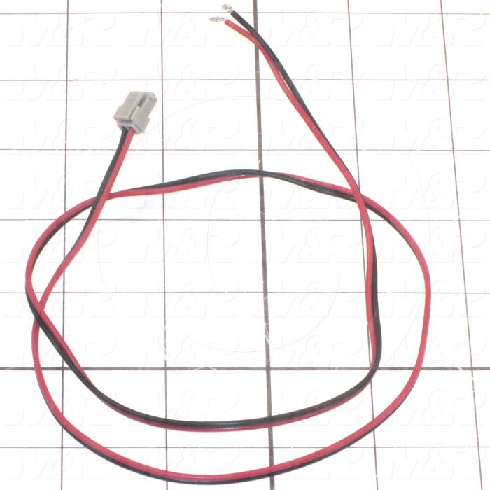 Valve Cable, With Plug, 0.6m, 24VDC