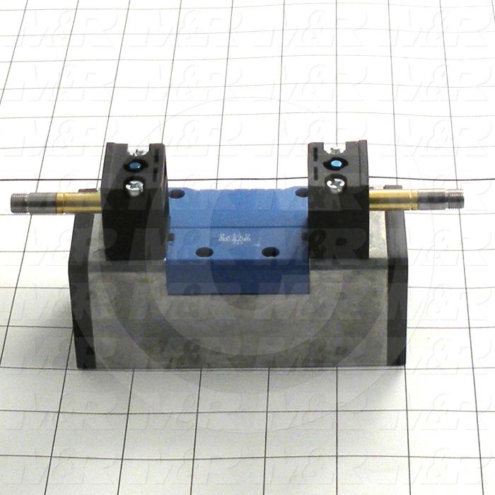 Valves, Electro Mechanical Type, 2 Position / 5 Way Operation, Double Coil, 10 Bar Max. Pressure, Index Valve Function