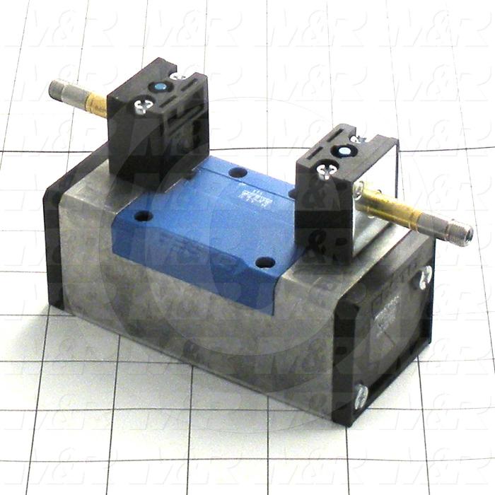Valves, Electro Mechanical Type, 2 Position / 5 Way Operation, Double Coil, 10 Bar Max. Pressure, Index Valve Function