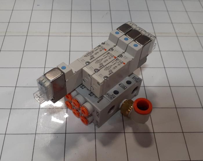 Valves, Electro Mechanical Type, 3 Stations, With Built-in Fittings