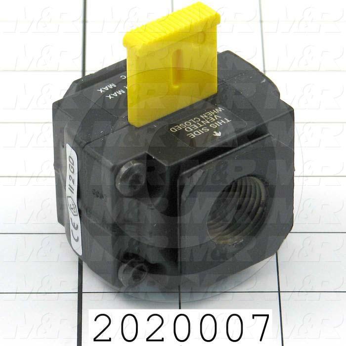 Valves, Lockout Type, 2 Position / 3 Way Operation, 1/2" PTF Port, Individual Mounting, 250 Psi Max. Pressure