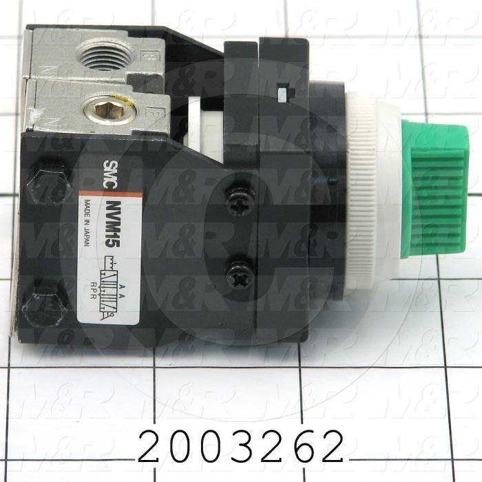 Valves, Manual Type, 3 Position / 5 Way Operation, 2.5 sqmm Effective Area