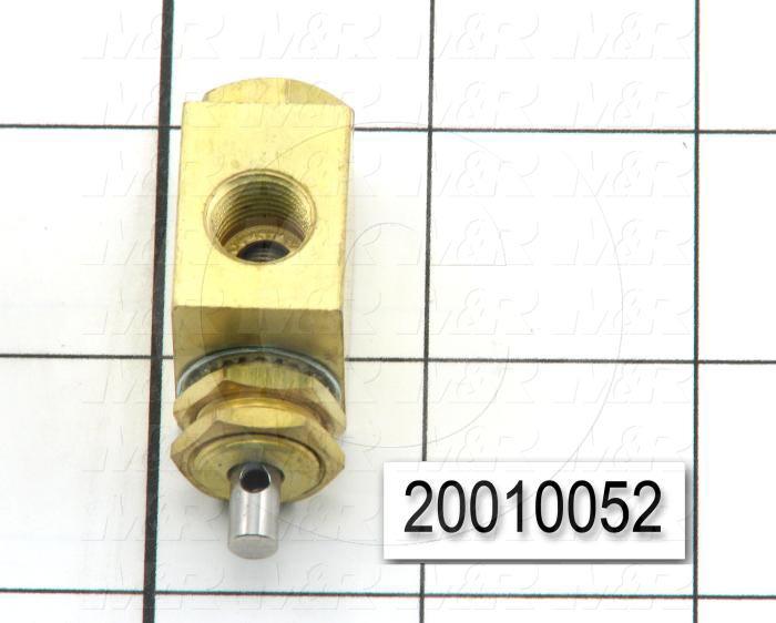 Valves, Manual Type, 3 Way Operation, 1/8" NPT Port