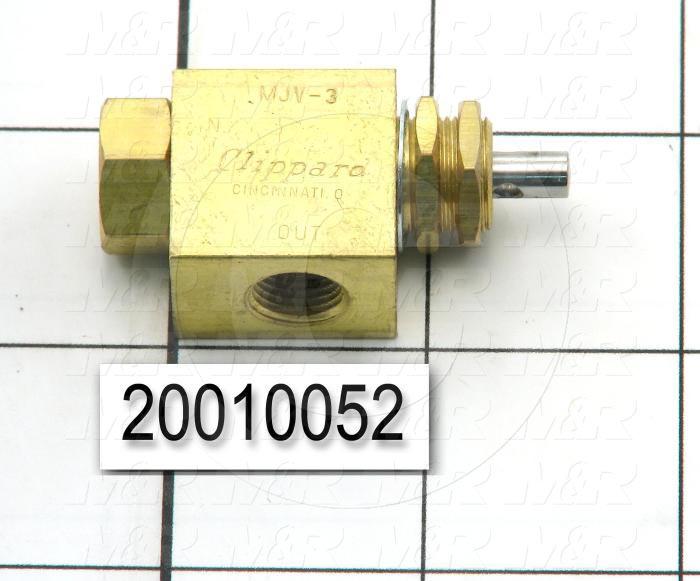 Valves, Manual Type, 3 Way Operation, 1/8" NPT Port