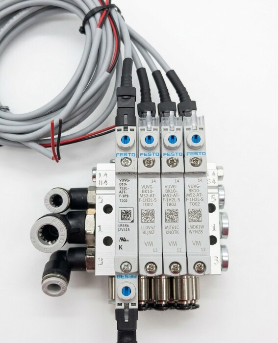 Valves, Valve & Manifold Assembly Type, 10 mm Port, 4 Stations