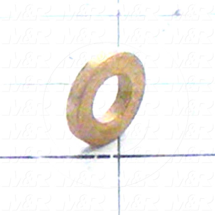 Washers and Shims, Bronze, Flat Washer Type, Inside Diameter 0.38 in., Outside Diameter 0.75 in., 0.125" Thickness