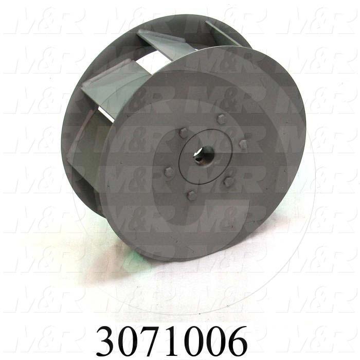Wheel, Wheel Diameter 15", Inlet Single, Bore Size 1.44", Temperature Rating 500F, Max. Air flow 3360CFM